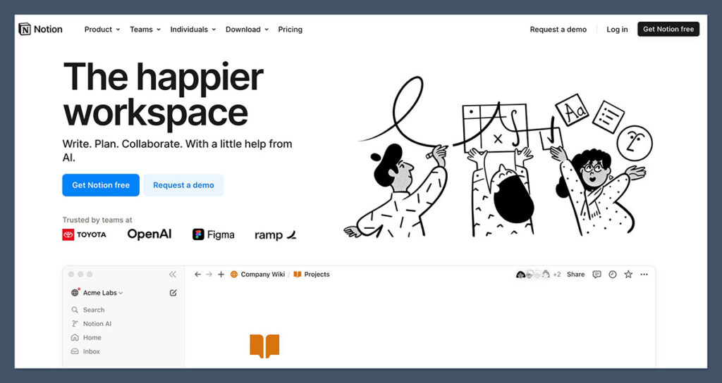 Notion Homepage